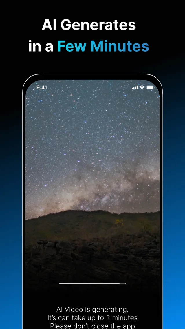 Vodu AI on the App Store: the app generates your AI video in a few minutes